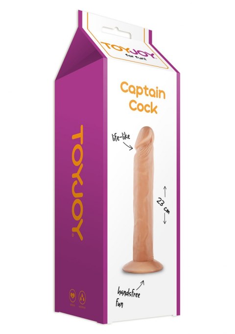 Dildo-CAPTAIN COCK 23CM DONG FLESH Dildo-CAPTAIN COCK 23CM DONG FLESH