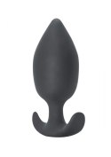 Plug-Anal plug with misplaced center of gravity Spice it up Insatiable Dark Grey