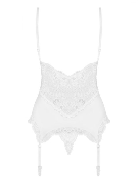 Bielizna-810-COR-2 gorset i stringi biały S/M Bielizna-810-COR-2 gorset i stringi biały S/M