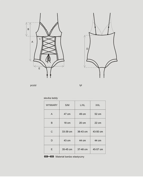 Bielizna-Slevika body L/XL Bielizna-Slevika body L/XL
