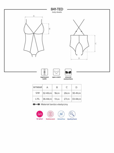 Bielizna-841-TED-1 body L/XL Bielizna-841-TED-1 body L/XL