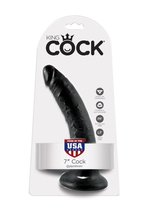 Dildo-COCK 7 INCH BLACK