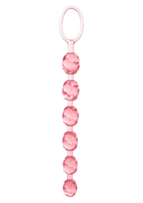 Plug/kulki-SWIRL PLEASURE BEADS PINK Plug/kulki-SWIRL PLEASURE BEADS PINK