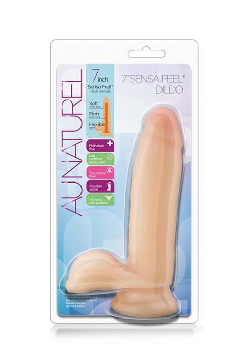 Dildo-AU NATUREL 7INCH SENSA FEEL DILDO BEIG Dildo-AU NATUREL 7INCH SENSA FEEL DILDO BEIG
