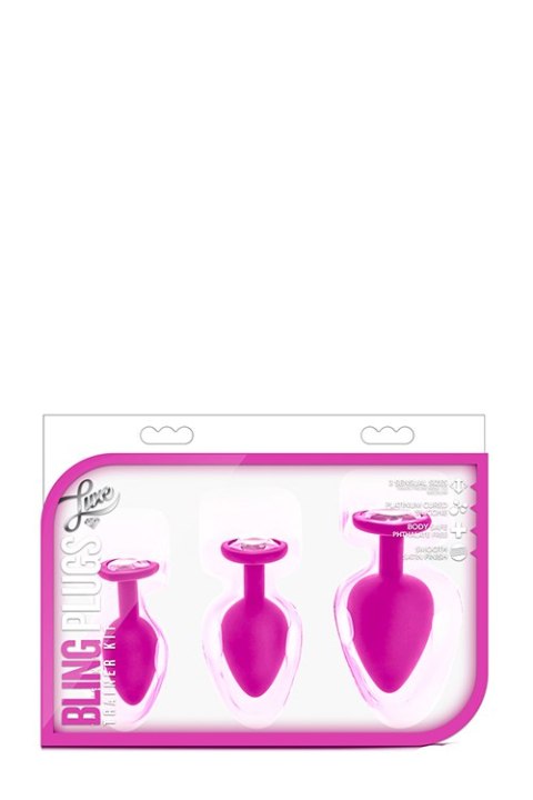 Zestaw-LUXE BLING PLUGS TRAINING KIT PINK Zestaw-LUXE BLING PLUGS TRAINING KIT PINK