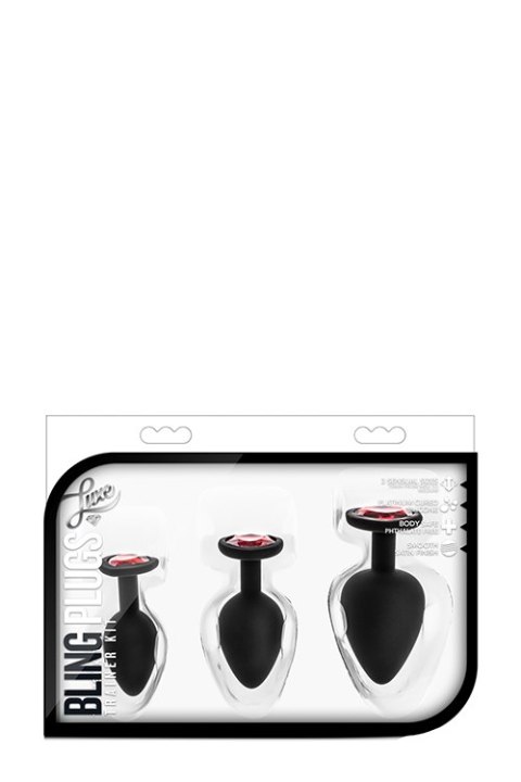 Zestaw-LUXE BLING PLUGS TRAINING KIT RED GEMS Zestaw-LUXE BLING PLUGS TRAINING KIT RED GEMS