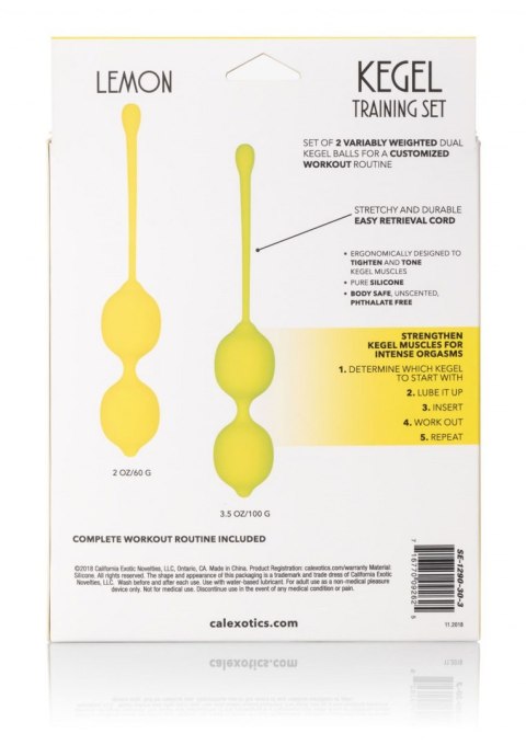 Kulki-Kegel Training Set Lemon Kulki-Kegel Training Set Lemon