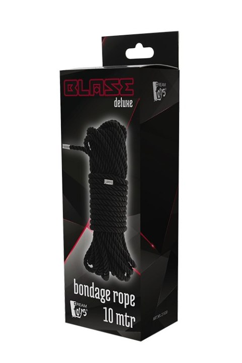 BLAZE DELUXE BONDAGE ROPE 10M BLACK BLAZE DELUXE BONDAGE ROPE 10M BLACK