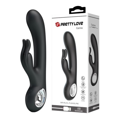 WIBRATOR PRETTY LOVE - CARINA, BLACK, USB, 7 function