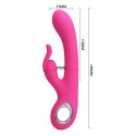 WIBRATOR PRETTY LOVE - CARINA, PINK, USB, 7 function