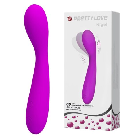 WIBRATOR PRETTY LOVE - NIGEL, USB, 30 function