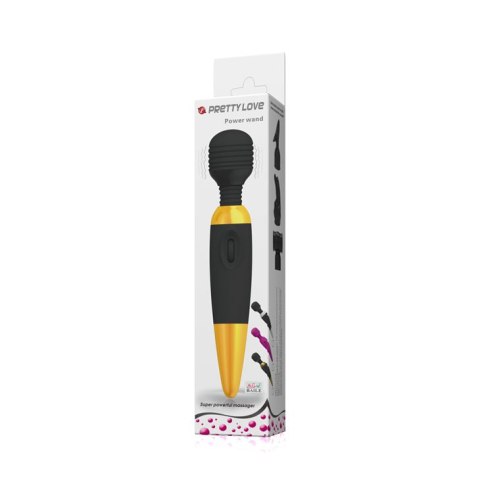 Duży masażer intymny stymulator łechtaczki WAND GOLD Duży masażer intymny stymulator łechtaczki WAND GOLD
