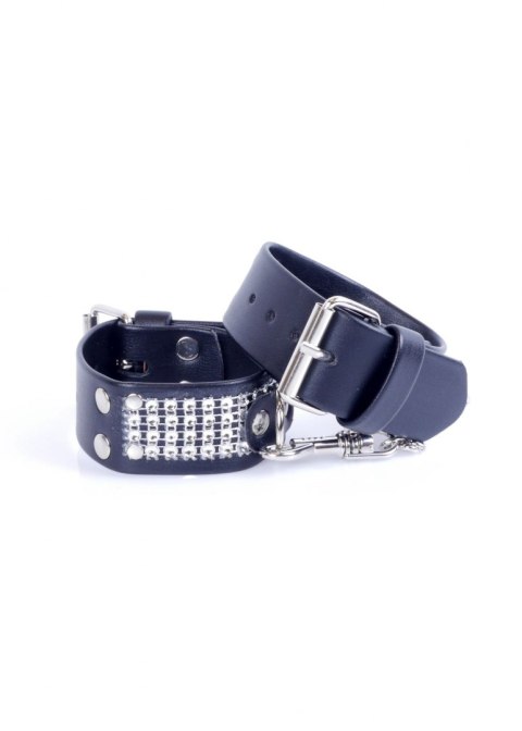 Fetish Boss Series Handcuffs with cristals 3 cm Silver Fetish Boss Series Handcuffs with cristals 3 cm Silver