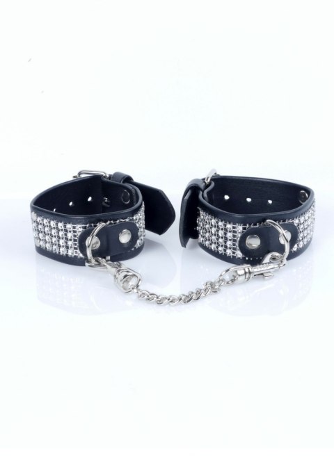 Fetish Boss Series Handcuffs with cristals 3 cm Silver Fetish Boss Series Handcuffs with cristals 3 cm Silver