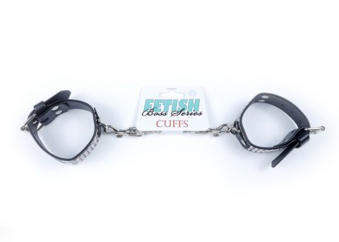 Fetish Boss Series Handcuffs with cristals 3 cm Silver Fetish Boss Series Handcuffs with cristals 3 cm Silver