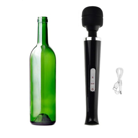 Stymulator-Magic Massager Wand USB Black 10 Function Stymulator-Magic Massager Wand USB Black 10 Function