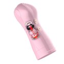 Masturbator-Vibrating and Flashing Masturbation Cup USB 7+7 Function / Talk Mode (Pink)