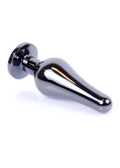 Plug-Jewellery Dark Silver BUTT PLUG- Green Plug-Jewellery Dark Silver BUTT PLUG- Green