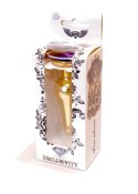 Plug-Jewellery Gold BUTT PLUG- Purple