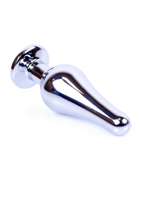 Plug-Jewellery Silver BUTT PLUG- Red Plug-Jewellery Silver BUTT PLUG- Red