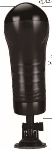 Bull power black wallmounted vibrating masturbator Bull power black wallmounted vibrating masturbator