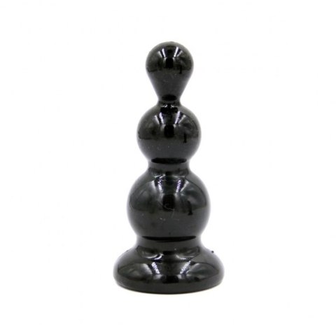 Rocket drill 3,2 inch black anal plug 3,2 inch / 8 cm