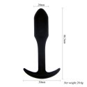 Rocket drill 3,8 inch black anal plug 3,8 inch / 9,6 cm