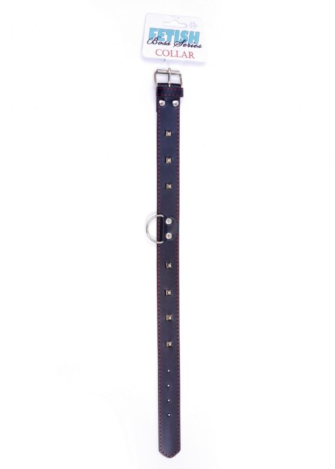Fetish Boss Series Collar with studs 3 cm Red Line Fetish Boss Series Collar with studs 3 cm Red Line
