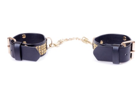 Fetish Boss Series Handcuffs with cristals 3 cm Gold Fetish Boss Series Handcuffs with cristals 3 cm Gold