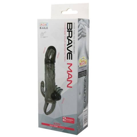 BAILE - BRAVE MAN SMOKE 6,69"MULTI-SPEED vibration BAILE - BRAVE MAN SMOKE 6,69"MULTI-SPEED vibration