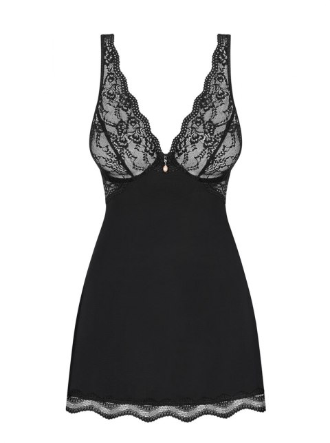 Bielizna-Luvae babydoll i stringi Czarny L/XL Bielizna-Luvae babydoll i stringi Czarny L/XL
