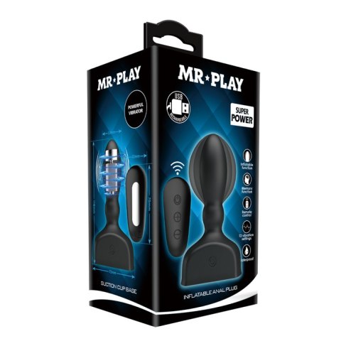 MR PLAY- INFLATABLE ANAL PLUG MR PLAY- INFLATABLE ANAL PLUG