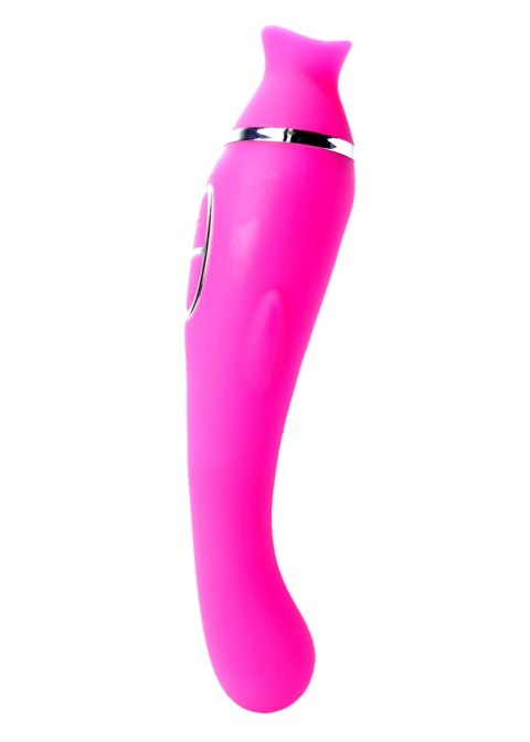 Masażer łechtaczki wibrator punktu g ssanie 20cm Masażer łechtaczki wibrator punktu g ssanie 20cm