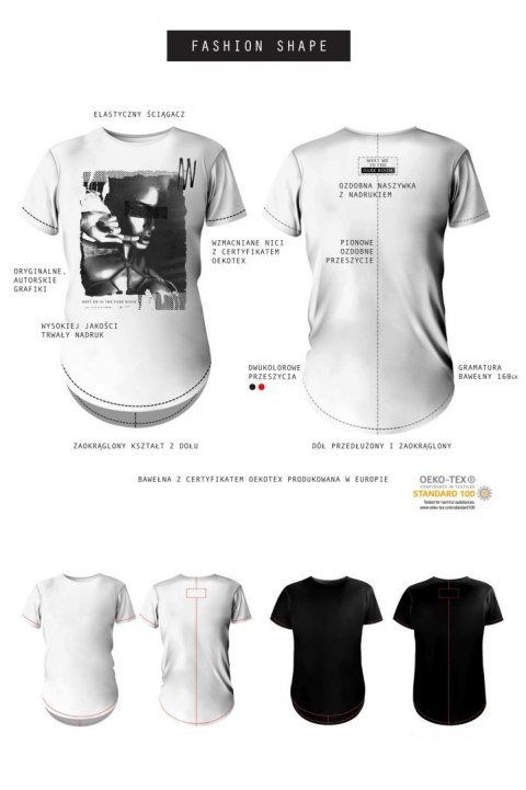 T-shirt men black S fashion T-shirt men black S fashion