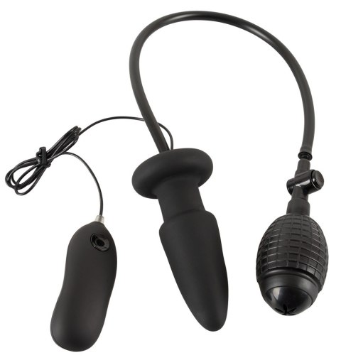 Inflatable vibrating butt plug Inflatable vibrating butt plug