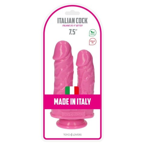 Dildo- Romolo e Remo Pink 7.5"" Dildo- Romolo e Remo Pink 7.5""