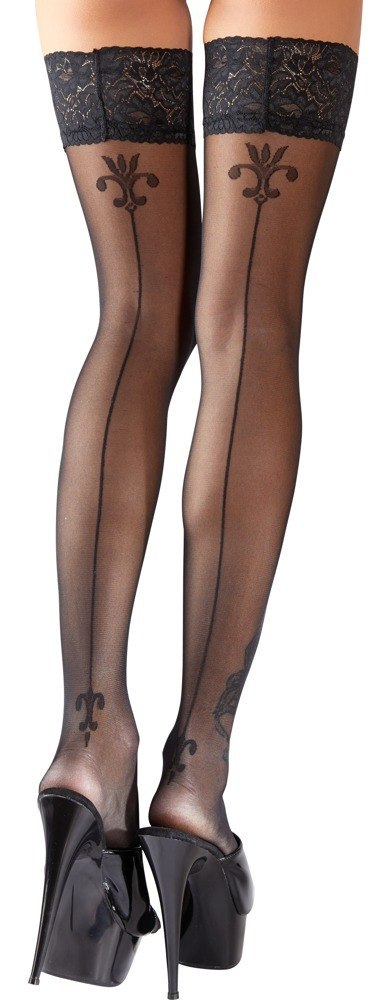 Hold-up Stockings with seam 2 Hold-up Stockings with seam 2