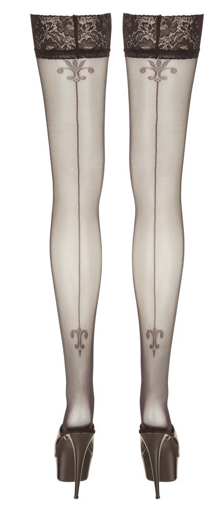 Hold-up Stockings with seam 2 Hold-up Stockings with seam 2
