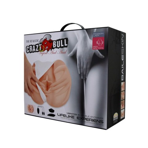 CRAZY BULL - Realistic Vagina and Anal - Vibrating CRAZY BULL - Realistic Vagina and Anal - Vibrating