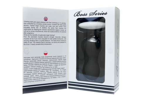 Kulki-Vibrating Silicone Kegel Balls USB 10 Function / Remote control -Black Kulki-Vibrating Silicone Kegel Balls USB 10 Function / Remote control -Black