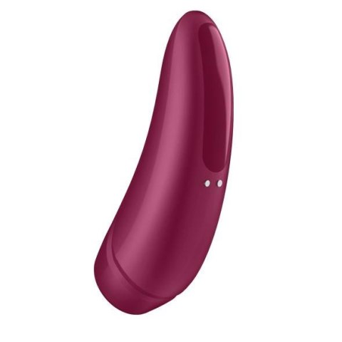 Wibrator - Curvy 1+ Air Pulse Stimulator + Vibration Rose Red