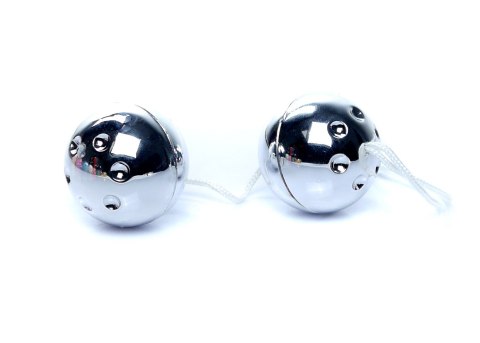 Kulki dopochwowe trening mięśni Kegla Duo-Balls Silver Kulki dopochwowe trening mięśni Kegla Duo-Balls Silver
