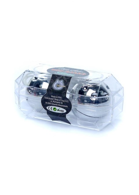Kulki dopochwowe trening mięśni Kegla Duo-Balls Silver Kulki dopochwowe trening mięśni Kegla Duo-Balls Silver