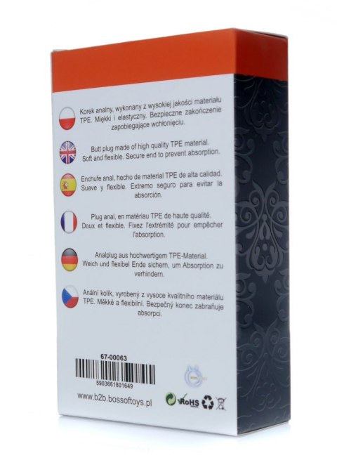 Korek analny Plug-T-Plug Wave stymulator odbytu prostaty Korek analny Plug-T-Plug Wave stymulator odbytu prostaty