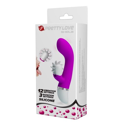 WIBRATOR PRETTY LOVE - SHEILA 12 Vibrations 3 rotations WIBRATOR PRETTY LOVE - SHEILA 12 Vibrations 3 rotations