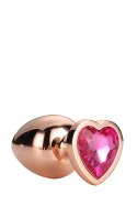 GLEAMING LOVE ROSE GOLD PLUG MEDIUM