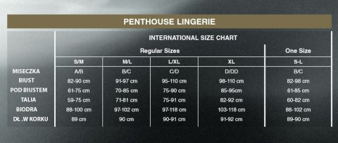 Bielizna-Earth-shaker black L/XL PENTHOUSE Bielizna-Earth-shaker black L/XL PENTHOUSE