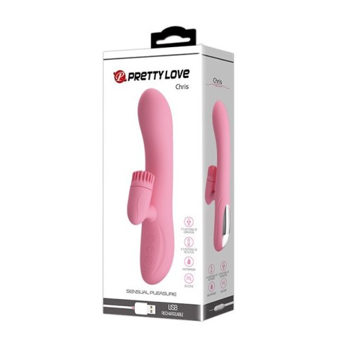 WIBRATOR PRETTY LOVE - CHRIS USB 4 rot; 7 vibration WIBRATOR PRETTY LOVE - CHRIS USB 4 rot; 7 vibration