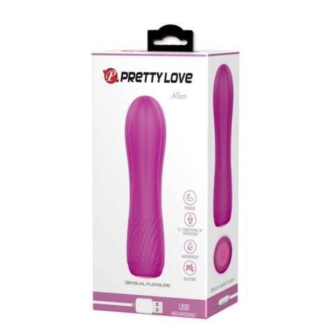 WIBRATOR PRETTY LOVE - ALLEN 12 Functions USB WIBRATOR PRETTY LOVE - ALLEN 12 Functions USB