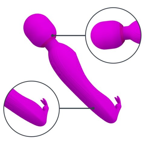 PRETTY LOVE - CURTIS fioletowy 7 VIBRATION USB PRETTY LOVE - CURTIS fioletowy 7 VIBRATION USB